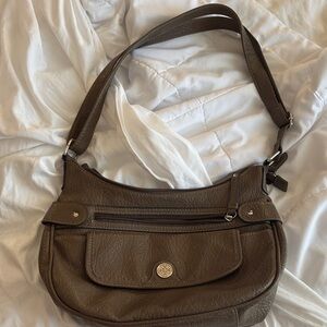 Vintage brown shoulder bag